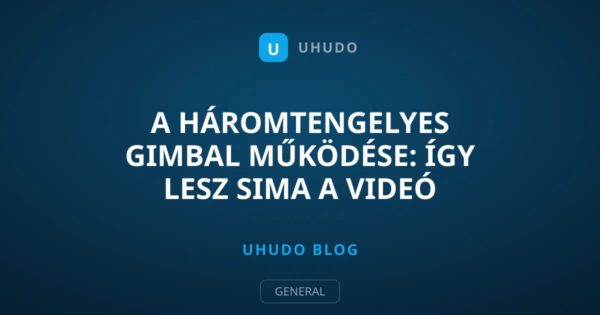 A háromtengelyes gimbal működése: Így lesz sima a videó